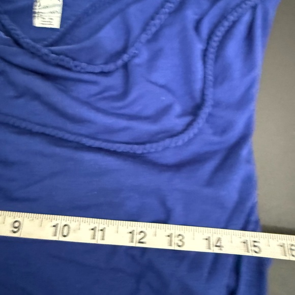 Free People Royal Blue Draped Dress - Picture 7 of 11